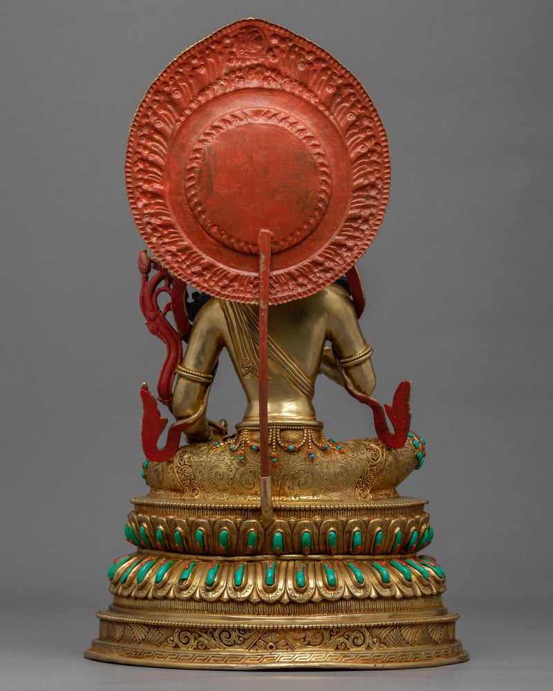 Buddha Of Wisdom Manjushri Statue | Himalayan Style Buddhist Art