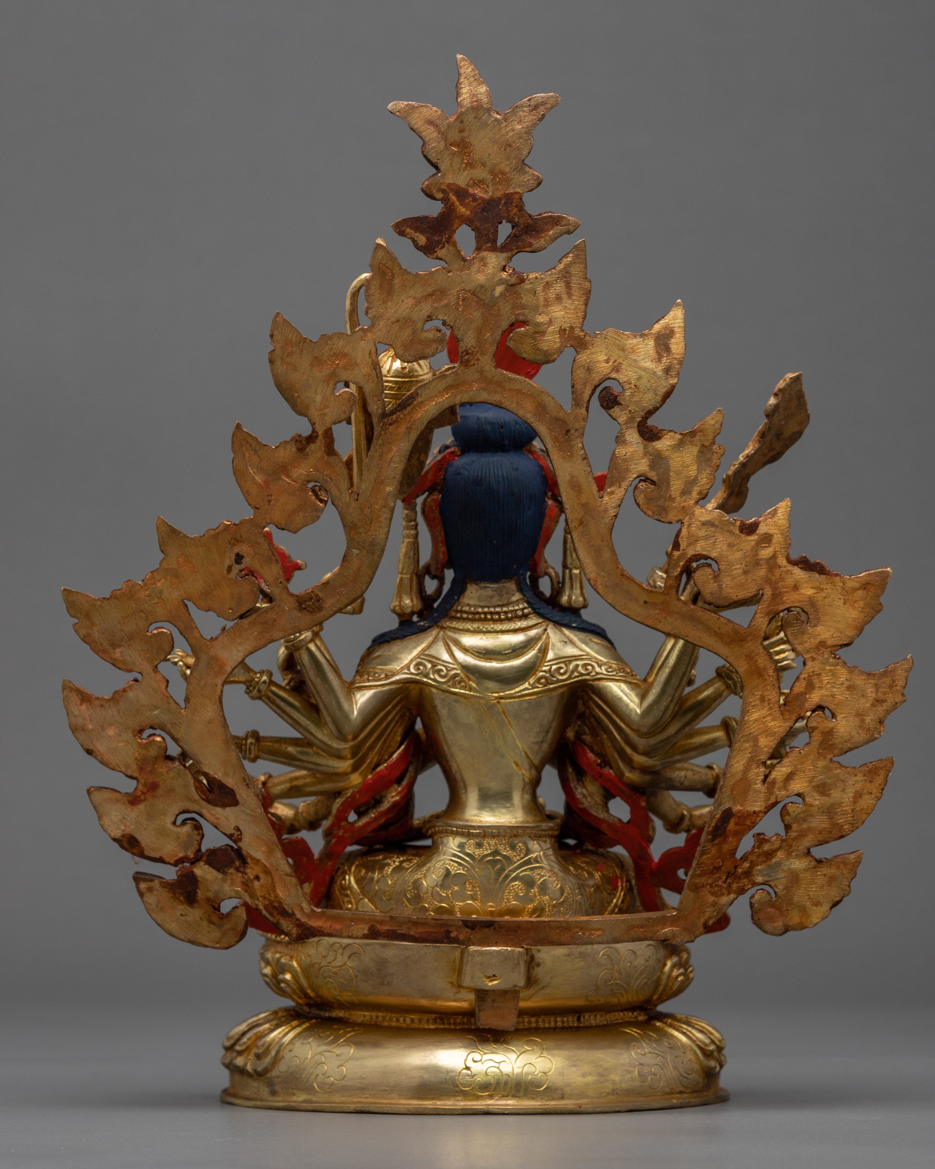 18 Arms Cundi Bodhisattva Statue | Traditional Buddhist Art