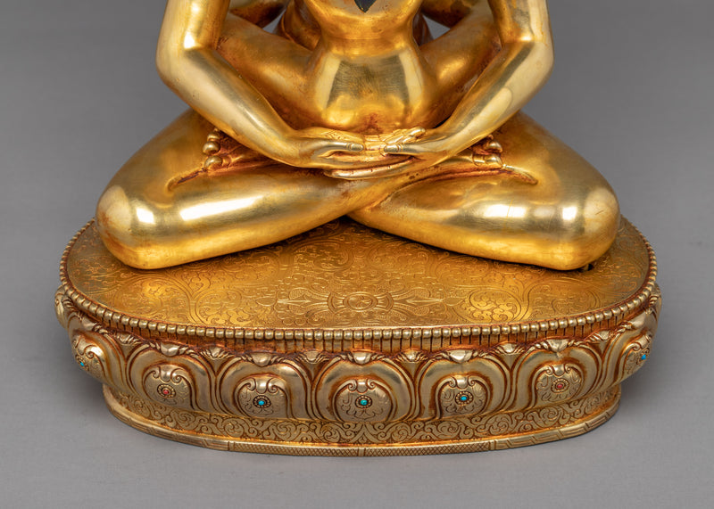 Samantabhadra With Consort Figurine | Harmonious Himalayan Art-Craft