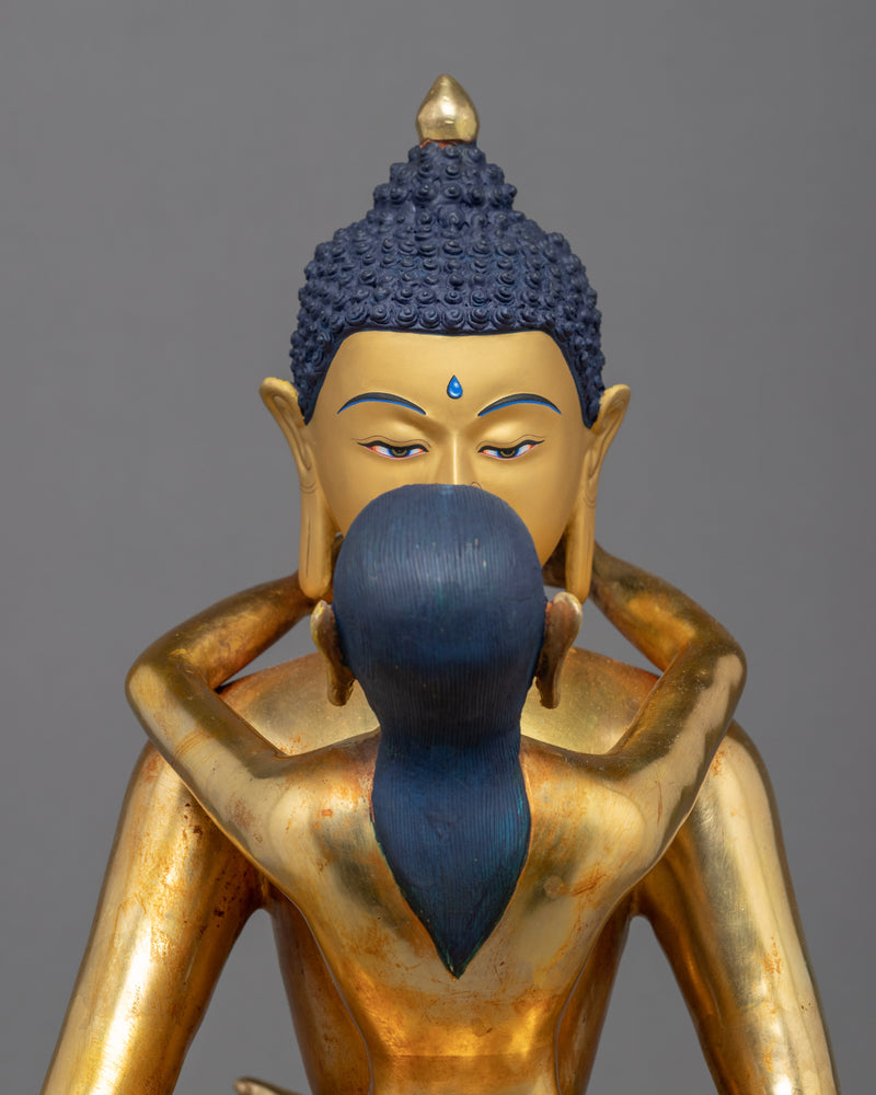 Samantabhadra With Consort Figurine | Harmonious Himalayan Art-Craft
