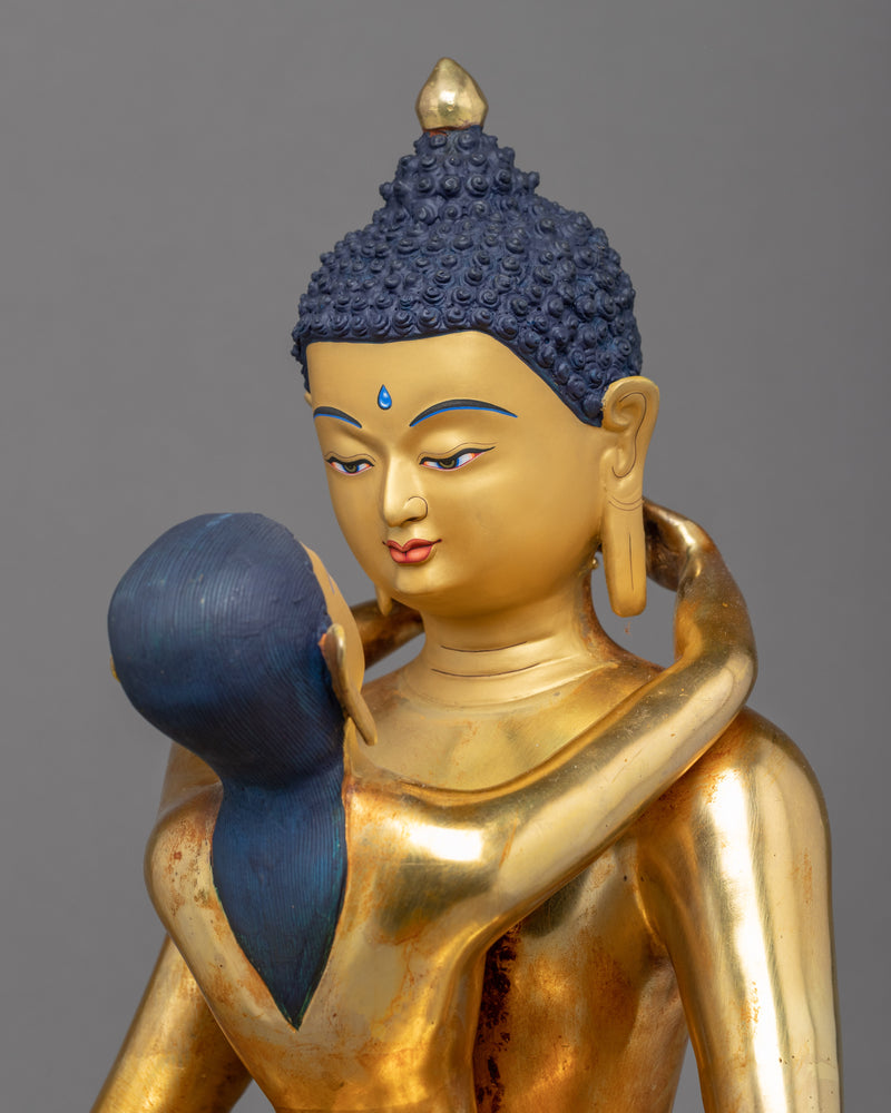 Samantabhadra With Consort Figurine | Harmonious Himalayan Art-Craft