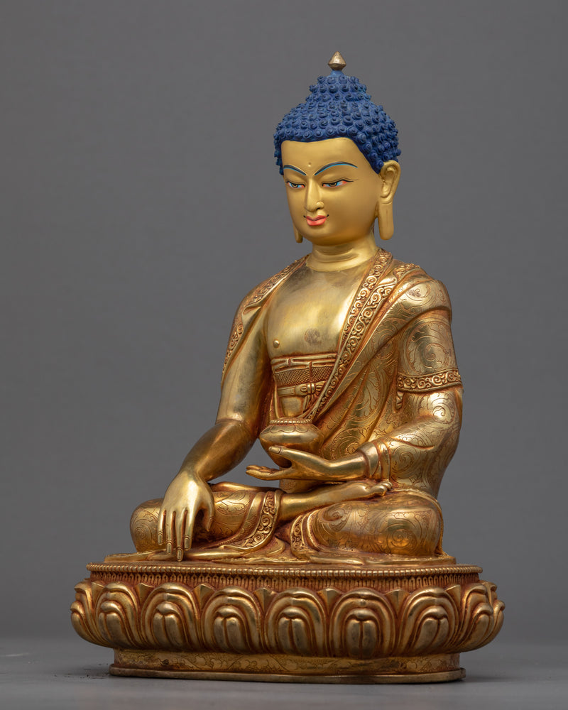 Shakyamuni Buddha Statue Online | Traditiona Tibetan Buddha Sculpture