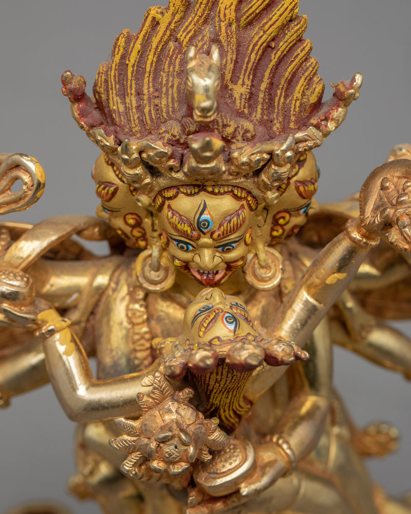 Hayagriva Avatar Statue | The Wrathful Form Of Hayagriva Artwork