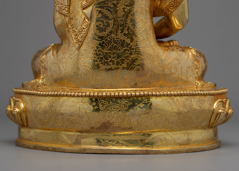 Amitabha Practice Statue |  Traditionally Hand Carved Buddha Amitabha Sculpture