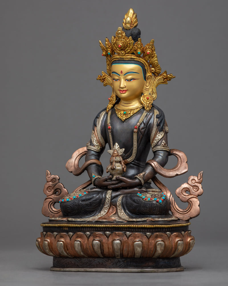 Amitayus Practice Statue | Buddhist Deity Of Longevity Art Craft
