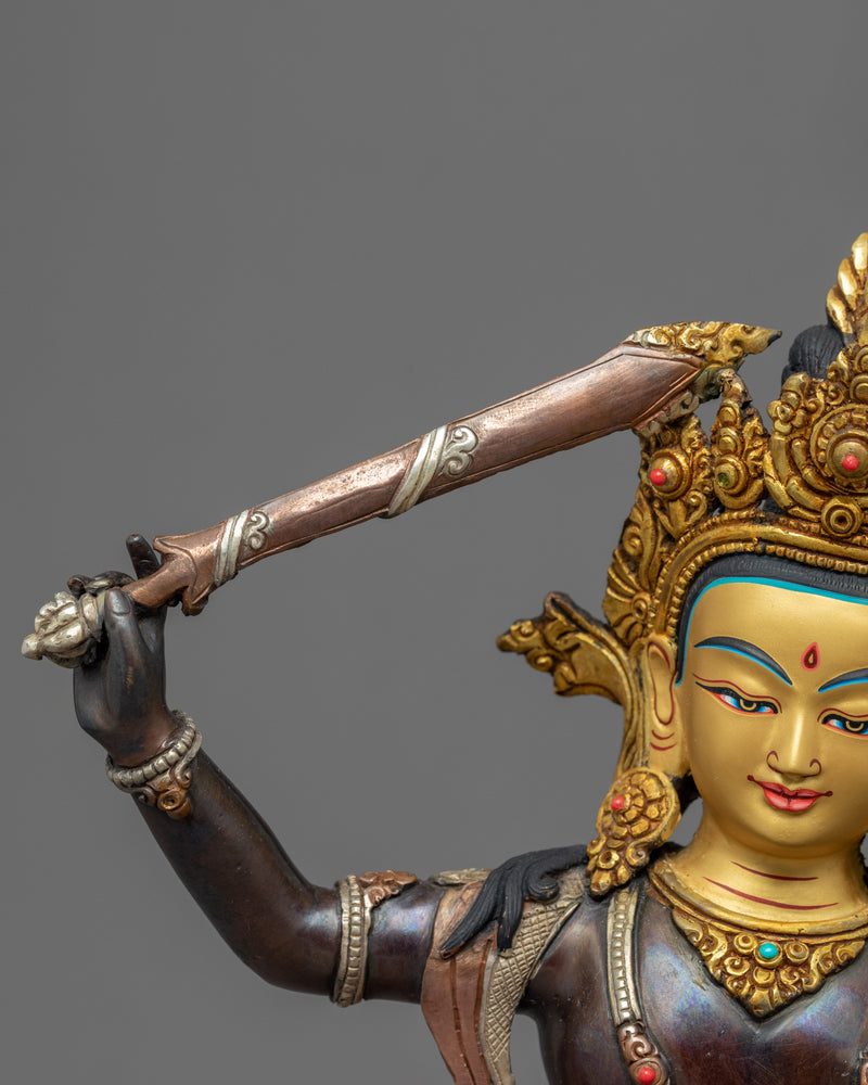 Bodhisattva Of Wisdom Sculpture | Bodhisattva Sculpture For Practice