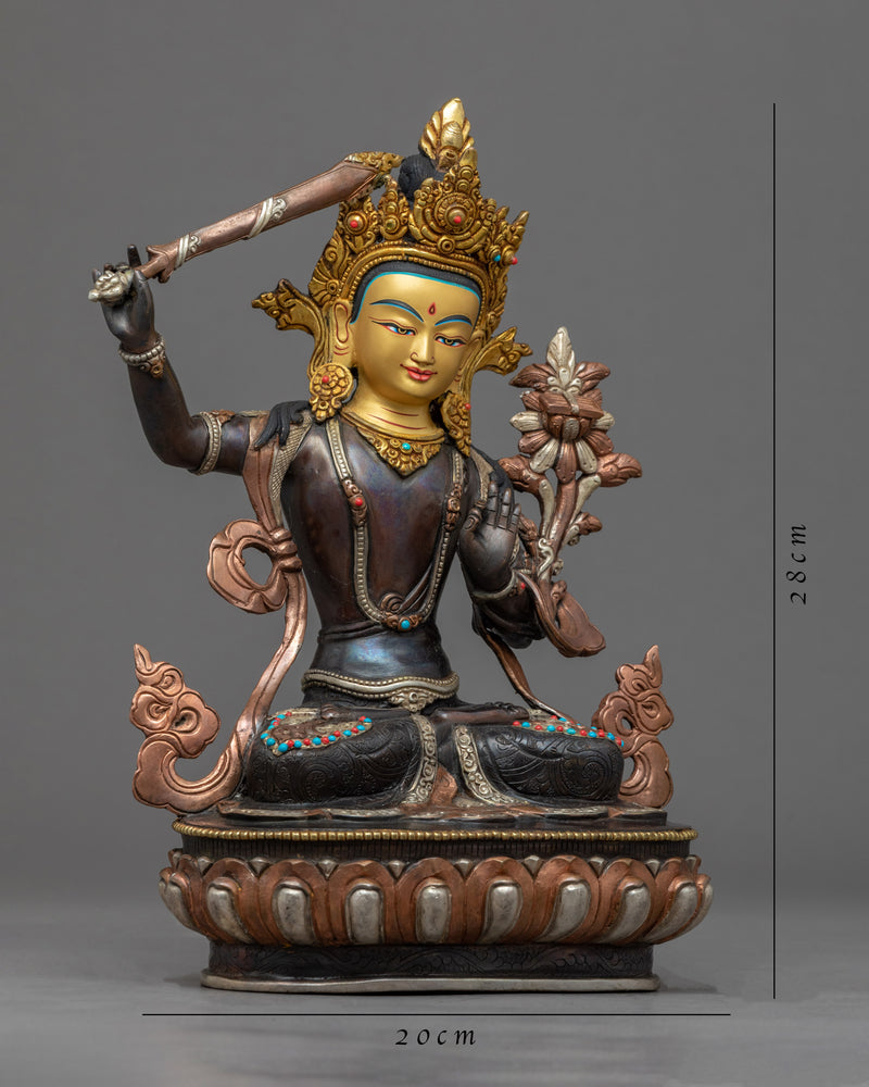 Bodhisattva Of Wisdom Sculpture | Bodhisattva Sculpture For Practice