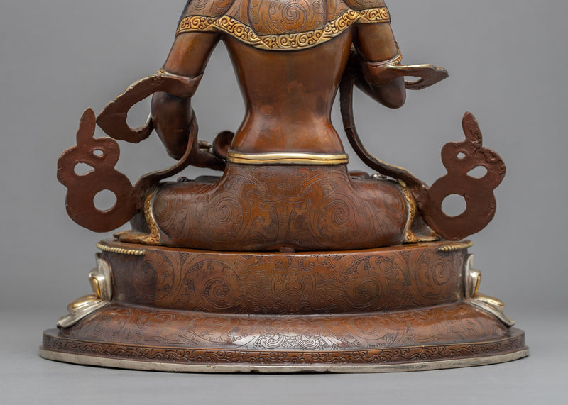 Vajrasattva Bodhisattva Sculpture | Traditional Buddhist Art