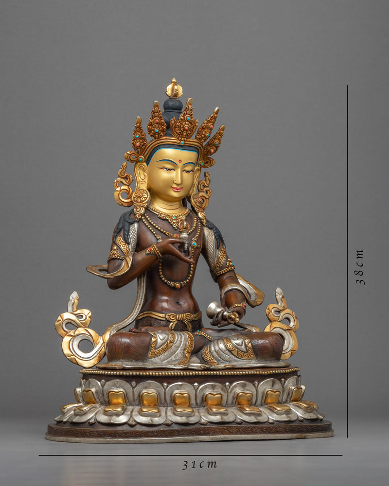 Vajrasattva Bodhisattva Sculpture | Traditional Buddhist Art