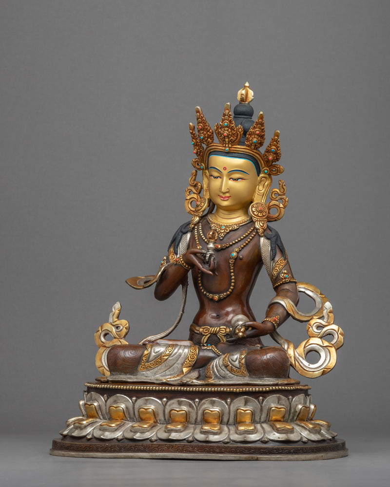 Vajrasattva Bodhisattva Sculpture | Traditional Buddhist Art