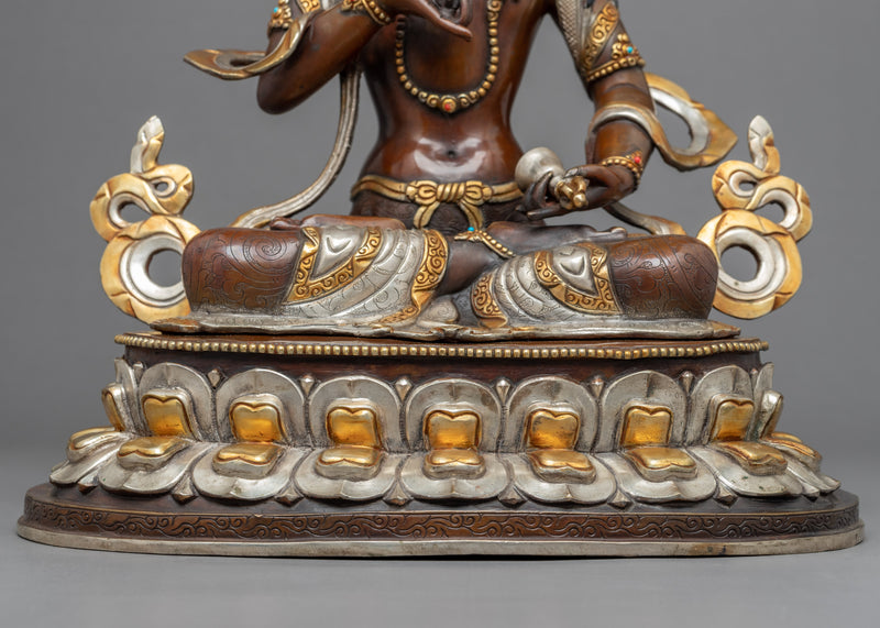 Vajrasattva Bodhisattva Sculpture | Traditional Buddhist Art