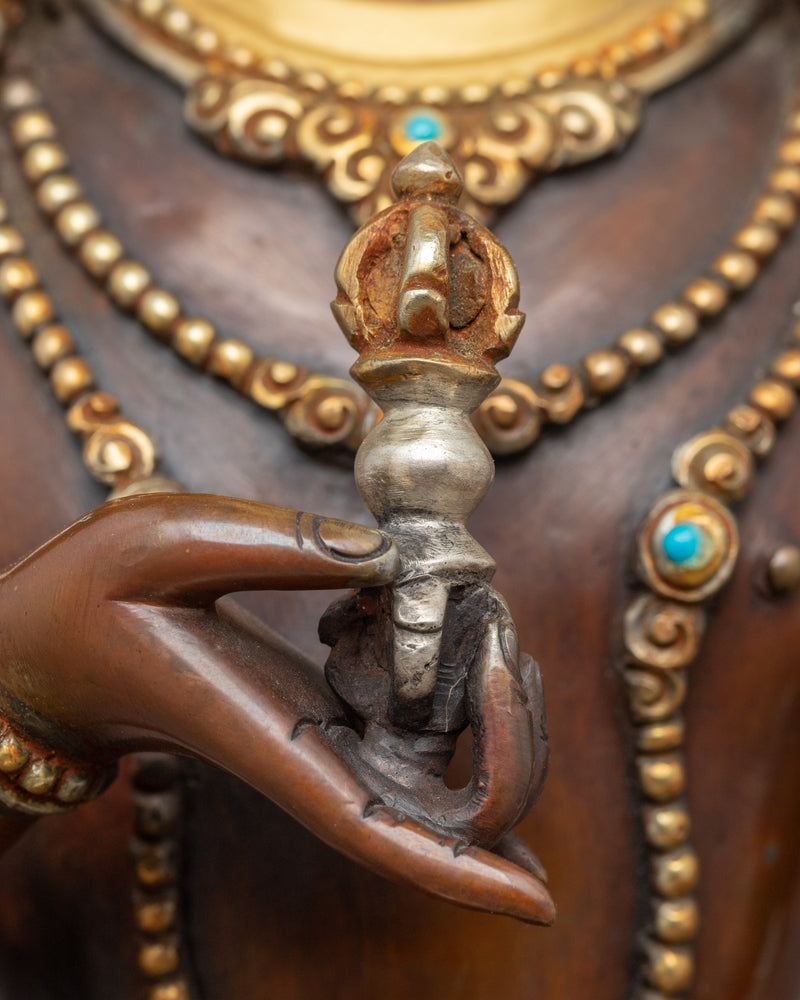 Vajrasattva Bodhisattva Sculpture | Traditional Buddhist Art