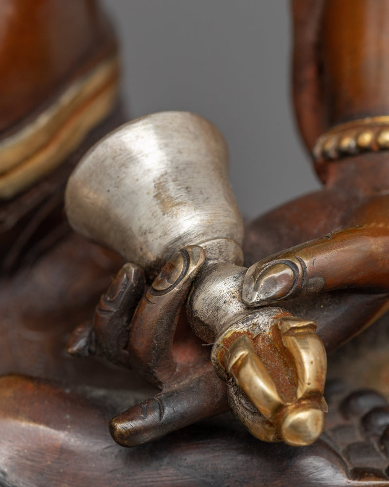 Vajrasattva Bodhisattva Sculpture | Traditional Buddhist Art