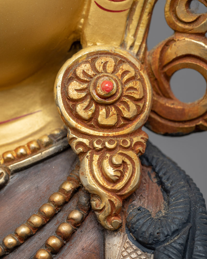 Vajrasattva Bodhisattva Sculpture | Traditional Buddhist Art