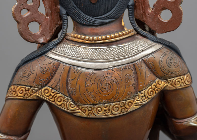 Vajrasattva Bodhisattva Sculpture | Traditional Buddhist Art