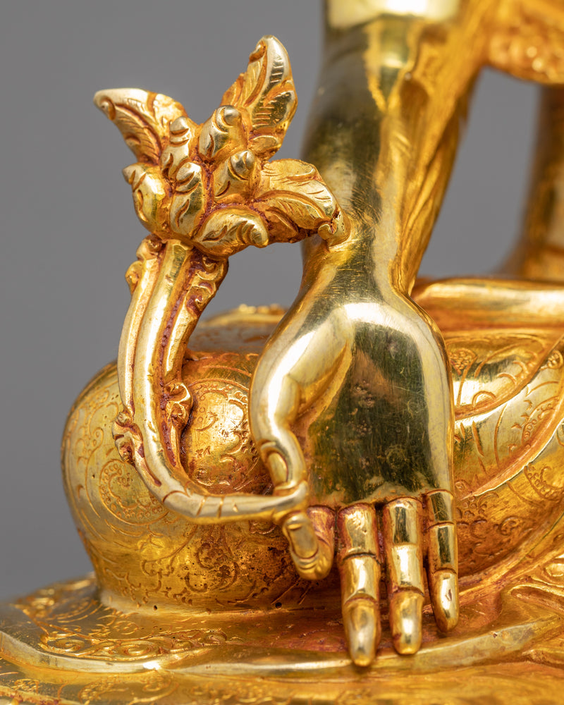 Medicine Buddha Puja Sculpture | Tibetan Healing Buddha Artwork
