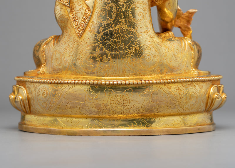 Medicine Buddha Puja Sculpture | Tibetan Healing Buddha Artwork