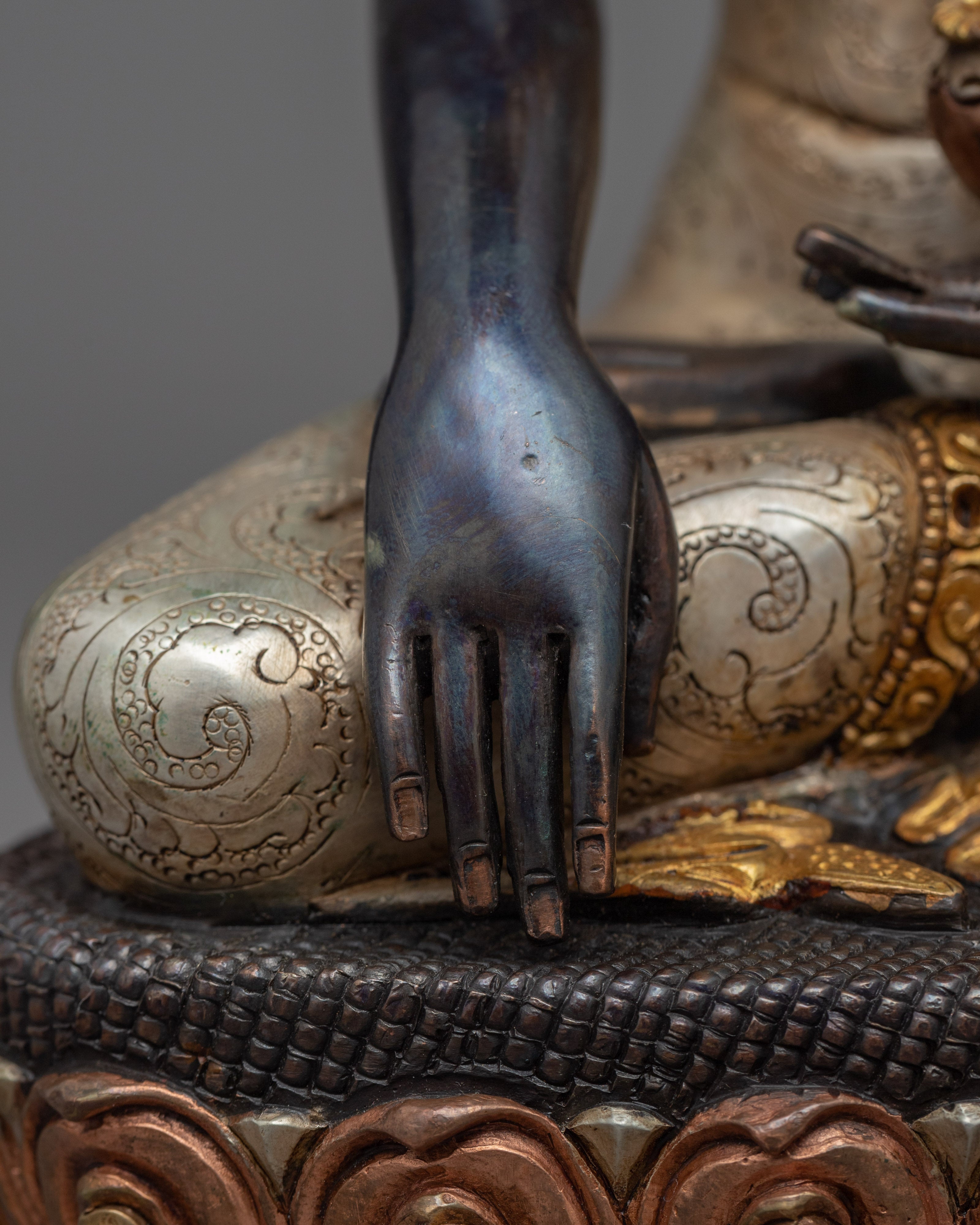 Shakyamuni Buddho Meditation Statue | Tibetan Buddha Hand Made Artwork