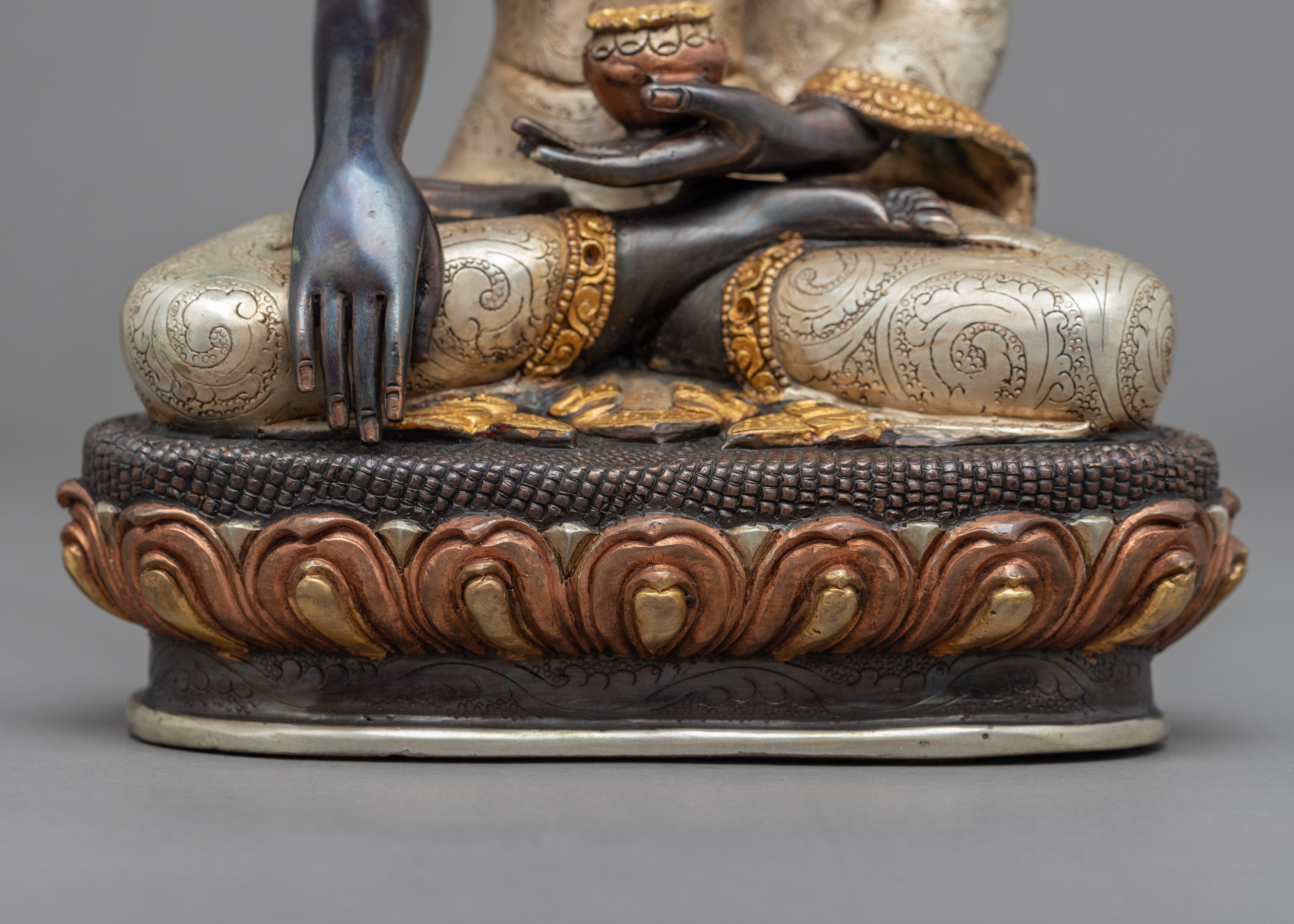 Shakyamuni Buddho Meditation Statue | Tibetan Buddha Hand Made Artwork