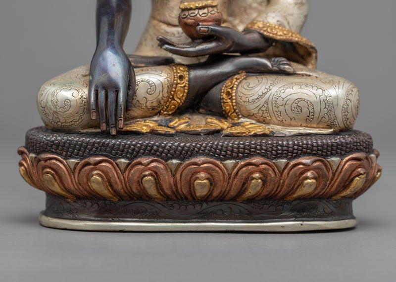 Shakyamuni Buddho Meditation Statue | Tibetan Buddha Hand Made Artwork