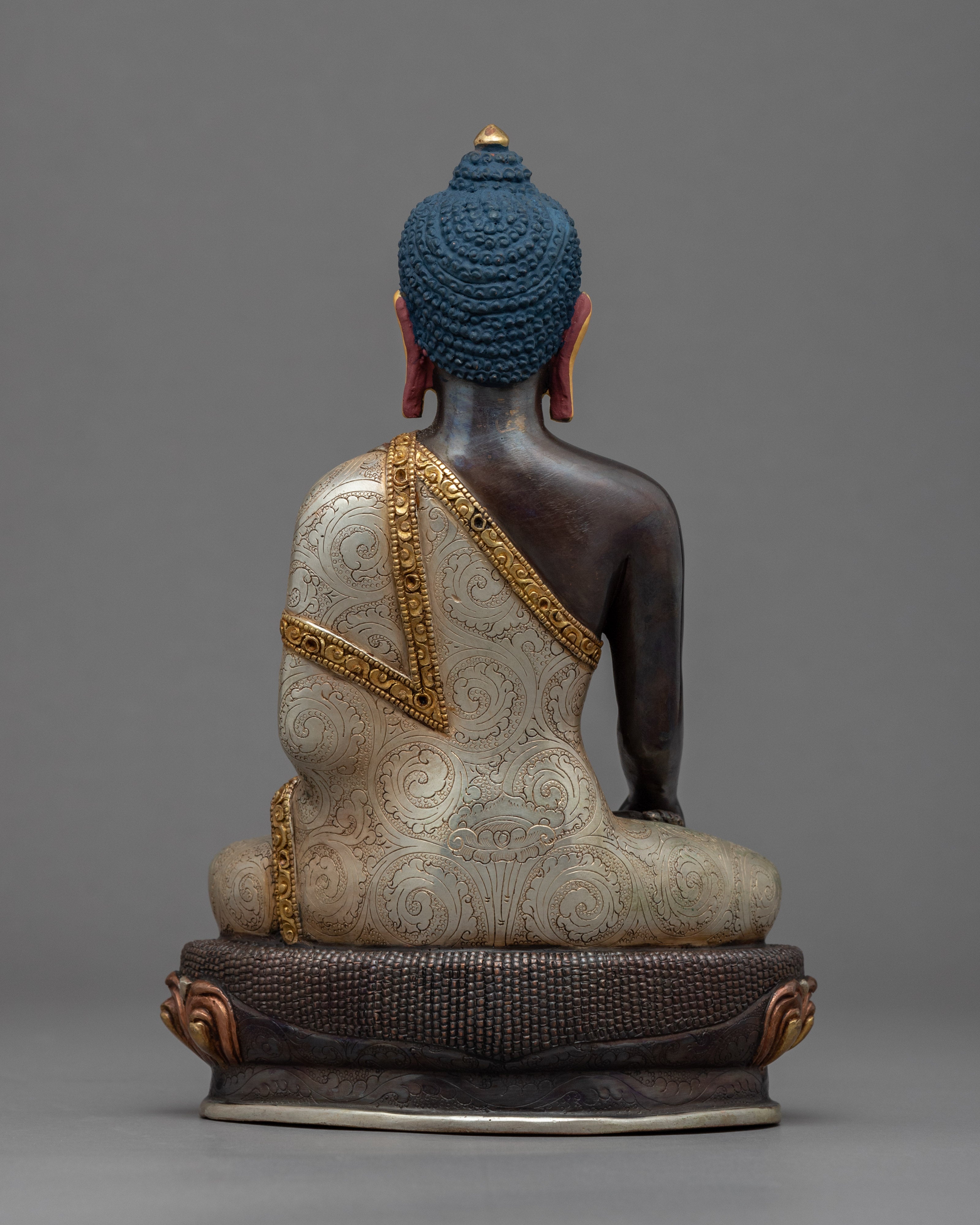 Shakyamuni Buddho Meditation Statue | Tibetan Buddha Hand Made Artwork