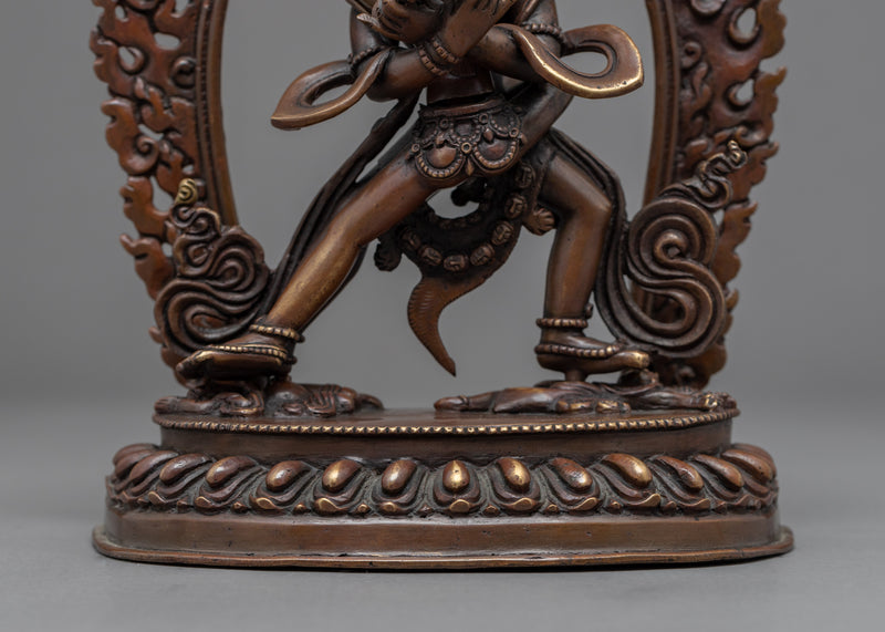 Chakrasamvara Practice Statue | Buddhist Deity With Consort Sculpture