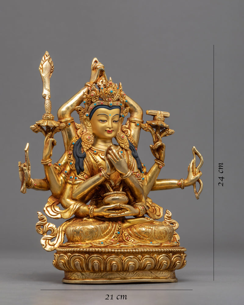 Traditional Manjusri Bodhisattva Statue | The Manjushri Namasangati Artwork
