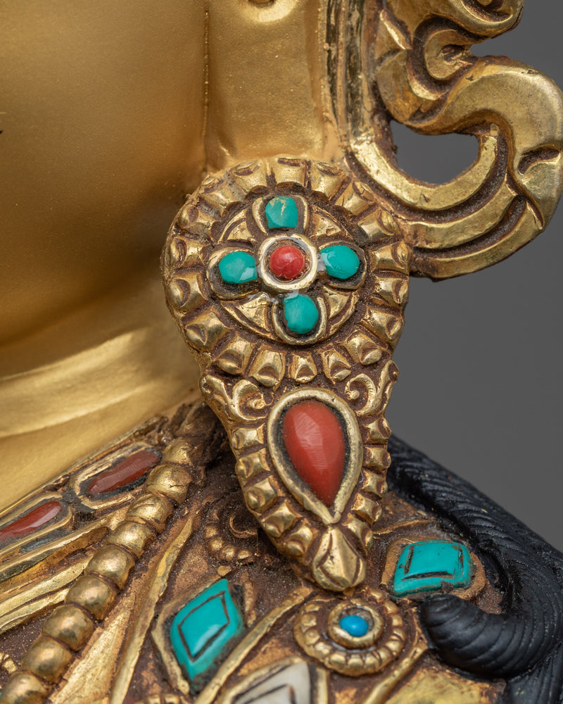 Padmasambhava Guru Yoga Statue | Guru Rinpoche Traditionally Molded Art