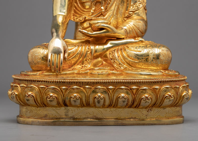 Shakyamuni Buddha The Light Of Asia Statue | Traditionally Made Himalayan Buddha Art
