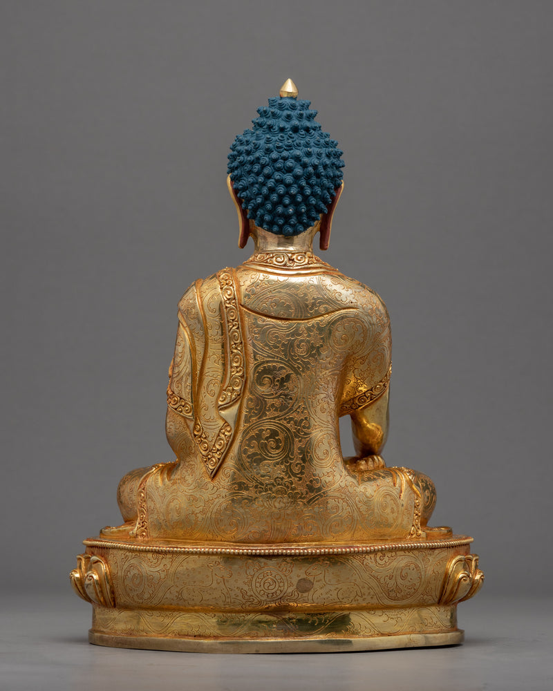Shakyamuni Buddha The Light Of Asia Statue | Traditionally Made Himalayan Buddha Art