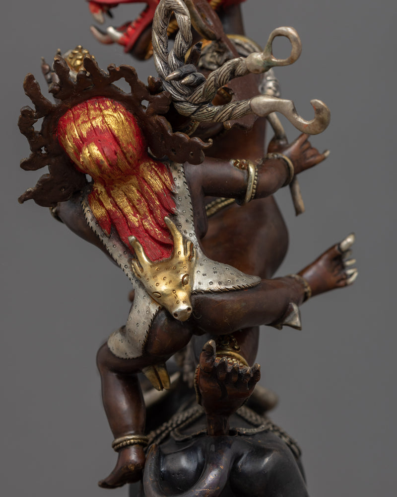 Yamantaka Benefits Statue | Traditional Hand Painted Artwork