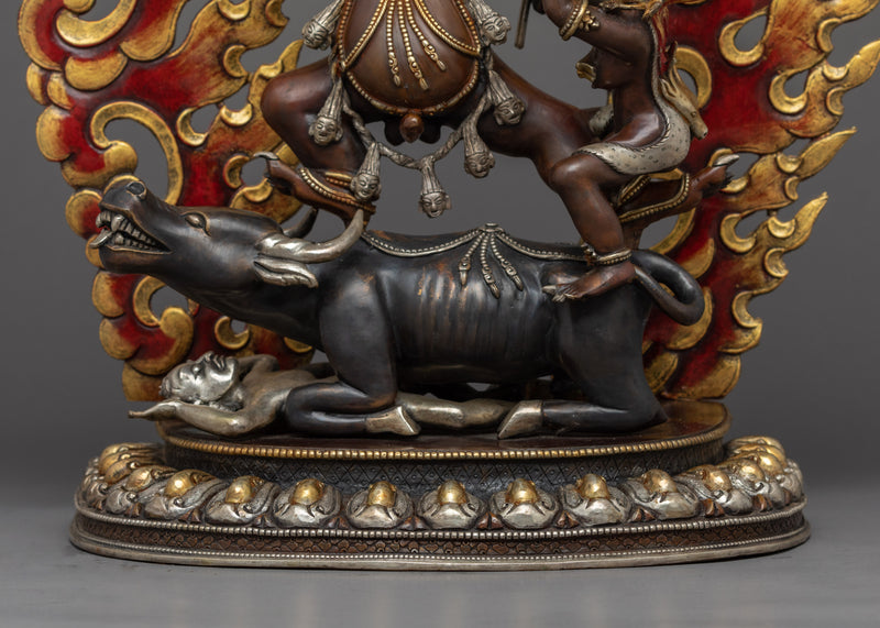 Yamantaka Benefits Statue | Traditional Hand Painted Artwork