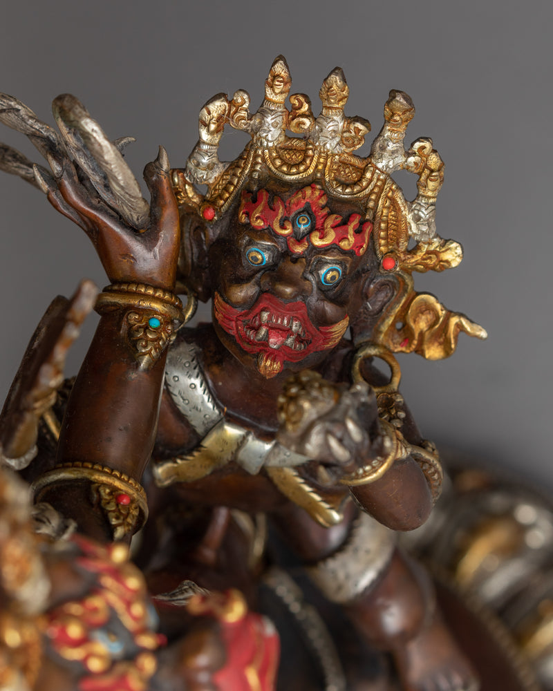 Yamantaka Benefits Statue | Traditional Hand Painted Artwork