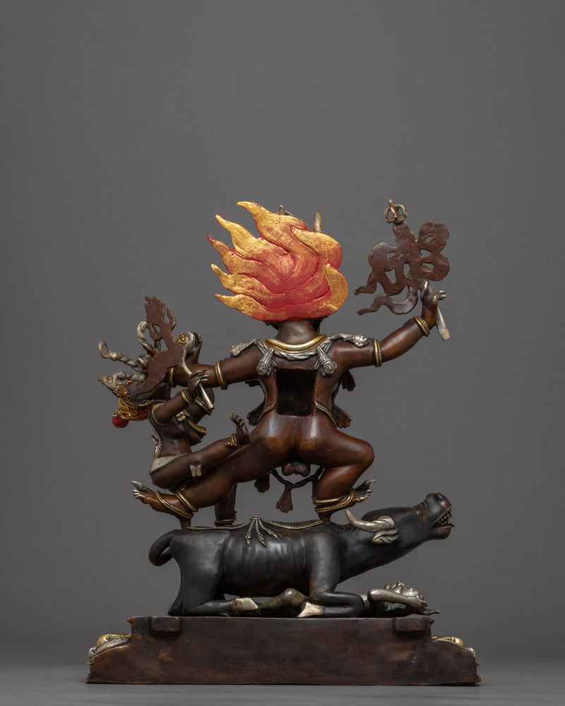 Yamantaka Benefits Statue | Traditional Hand Painted Artwork