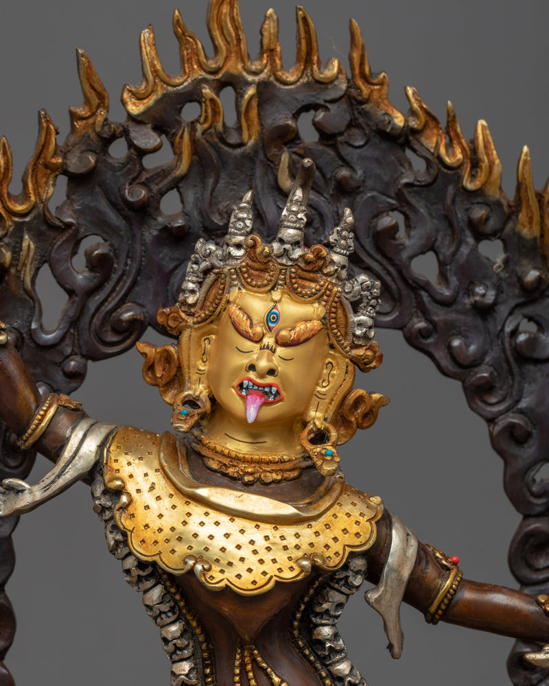 Ekajati Sadhana Statue | Traditionally Hand-Carved Mahakala Art