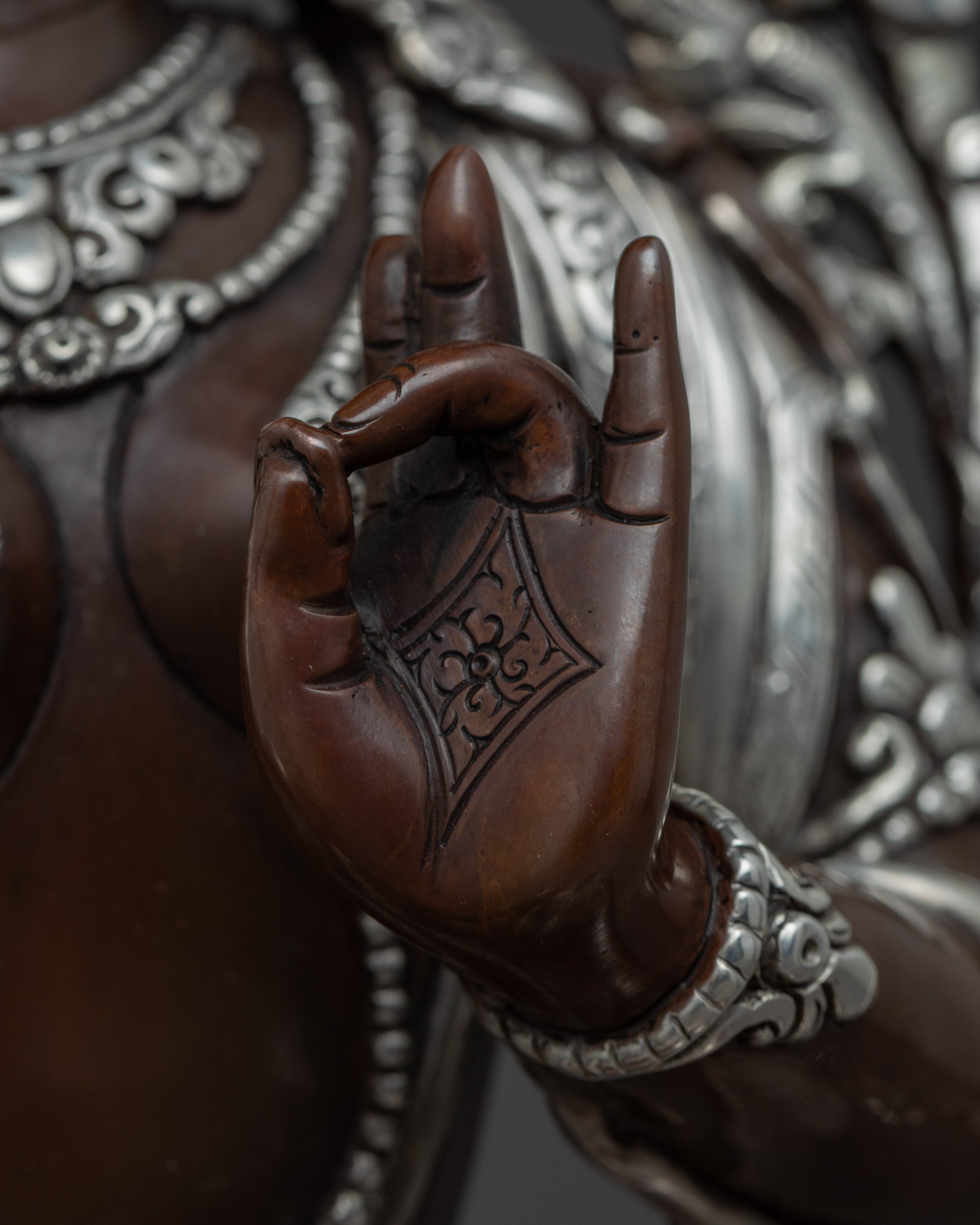 Green Tara Copper Sculpture | Handmade Buddhist Female Goddess