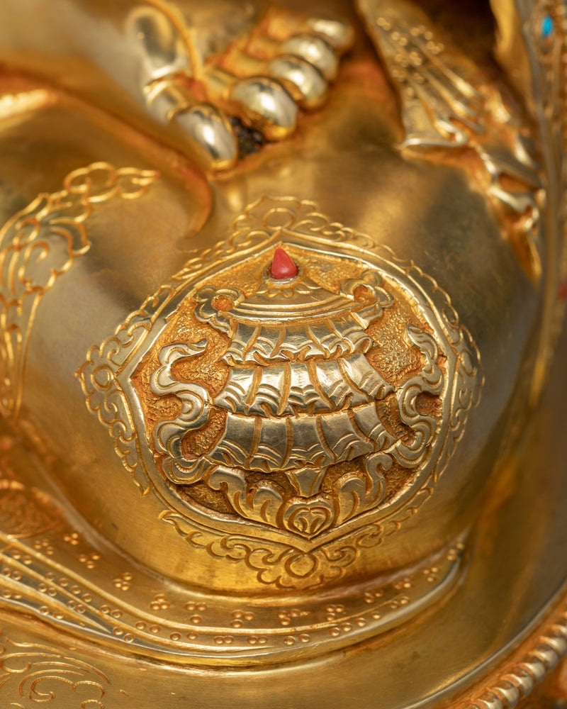 Chanting Amitabha Buddha Sculpture | Traditional Himalayan Art