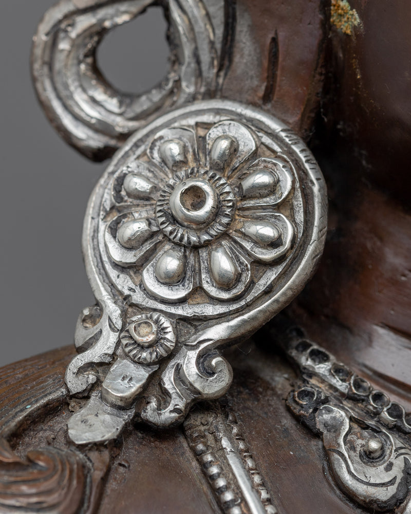 Black Manjushri Practice Statue | Bodhisattva Of Wisdom Handicraft