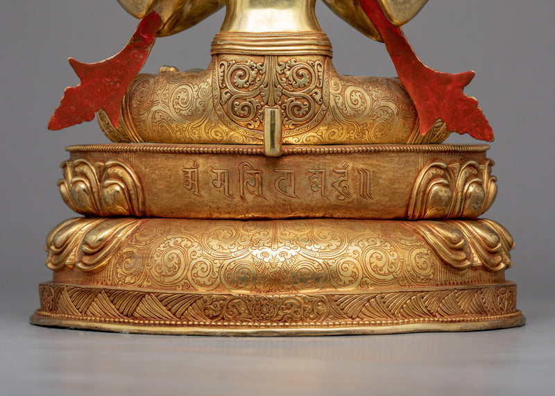 Chenrezig Sadhana Statue | Bodhisattva Avalokiteshvara Sculpture