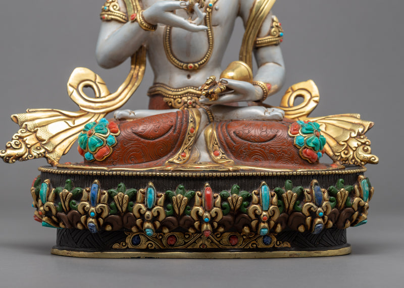 Vajrasattva Mudra Statue | Tibetan Buddha Sculpture For Mindfulness