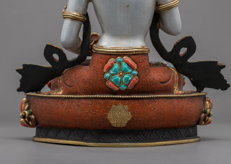 Vajrasattva Mudra Statue | Tibetan Buddha Sculpture For Mindfulness