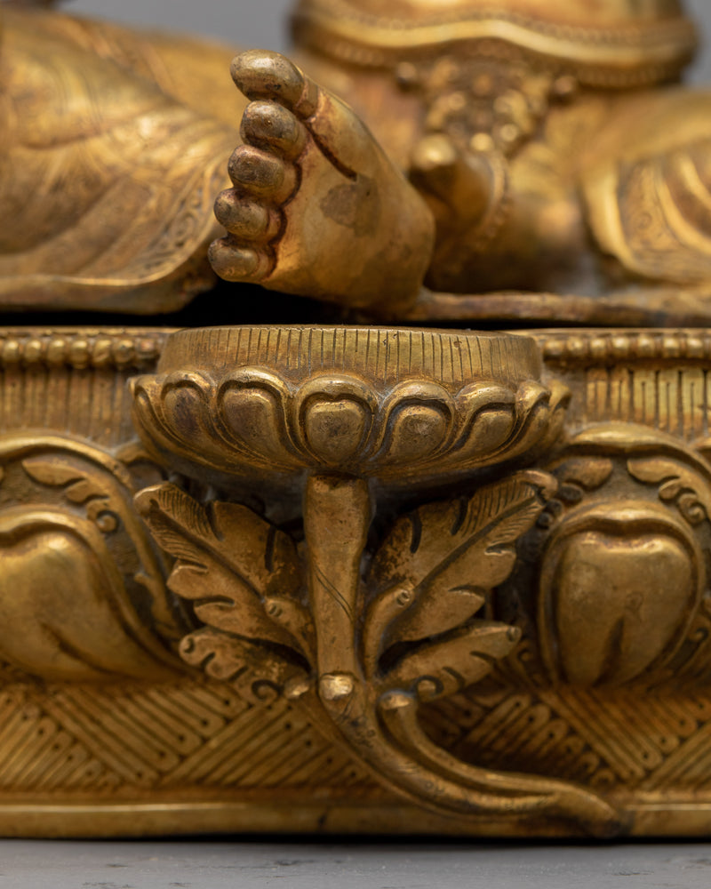 Green Tara Guided Meditation Sculpture | Tibetan Handcrafted Art
