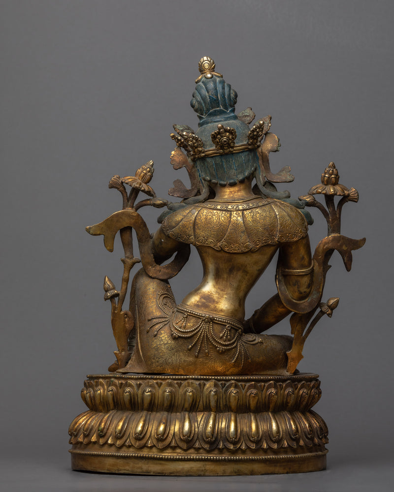 Chenrezig Antiques Statue | Buddhist Mother of Compassion