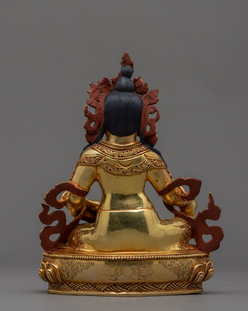 Dzambhala Mantra Practice Statue | Tibetan Deity Of Wealth And Prosperity