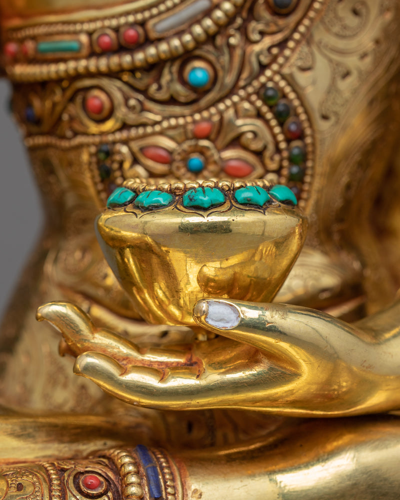 Buddho Meditation Sculpture | Buddhist Deity Figurine For Ritual