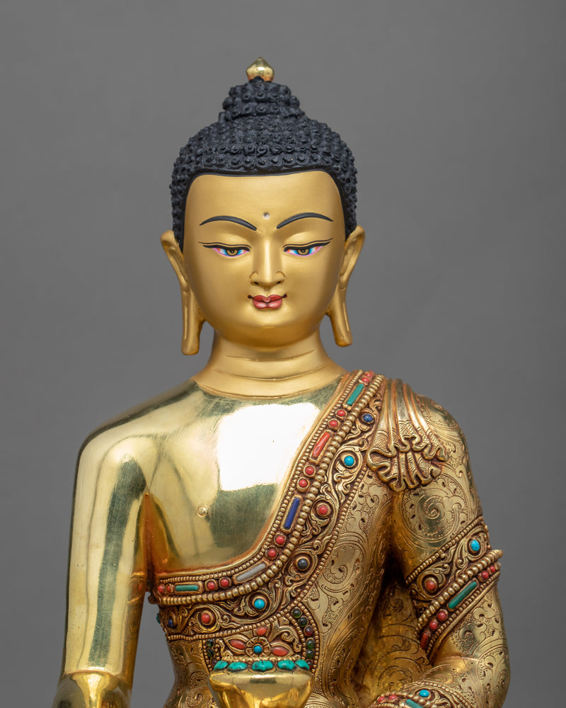 Buddho Meditation Sculpture | Buddhist Deity Figurine For Ritual