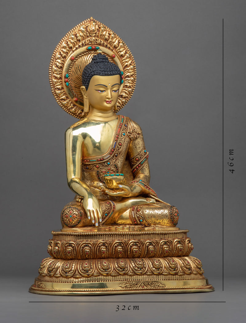 Buddho Meditation Sculpture | Buddhist Deity Figurine For Ritual