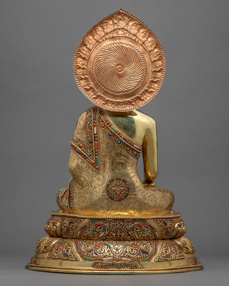 Buddho Meditation Sculpture | Buddhist Deity Figurine For Ritual