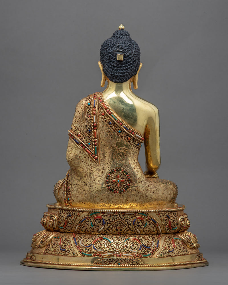 Buddho Meditation Sculpture | Buddhist Deity Figurine For Ritual