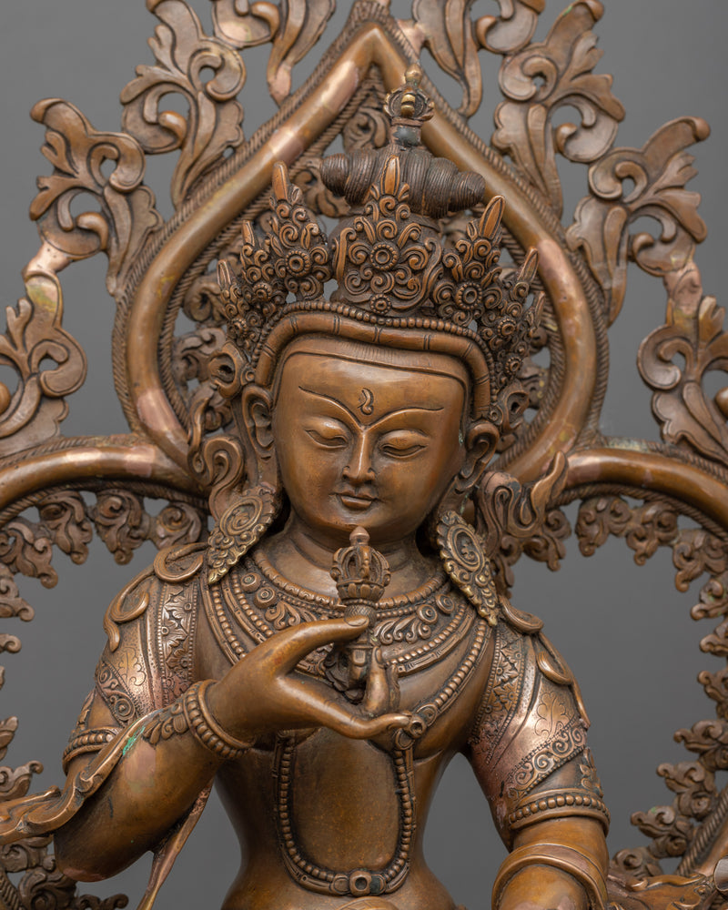 Vajrasattva Practice Sculpture | Traditional Himalayan Artwork